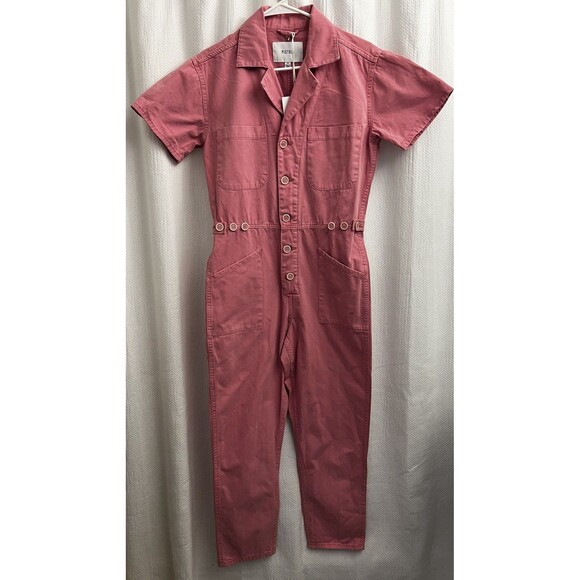 Pistola Grover Women’s jumpsuit in Flamingo Pink Brand New with Tags NWT XS - Picture 1 of 9